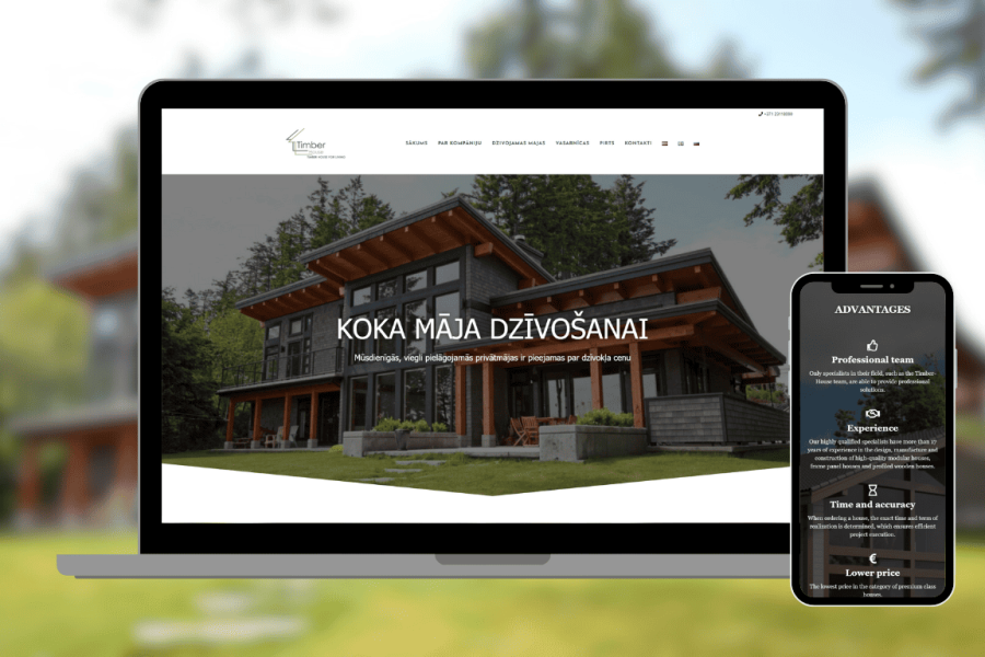 Mājas Lapu Izstrāde, Разработка сайтов, Website development