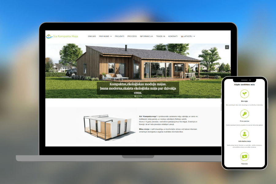 Mājas Lapu Izstrāde, Разработка сайтов, Website development